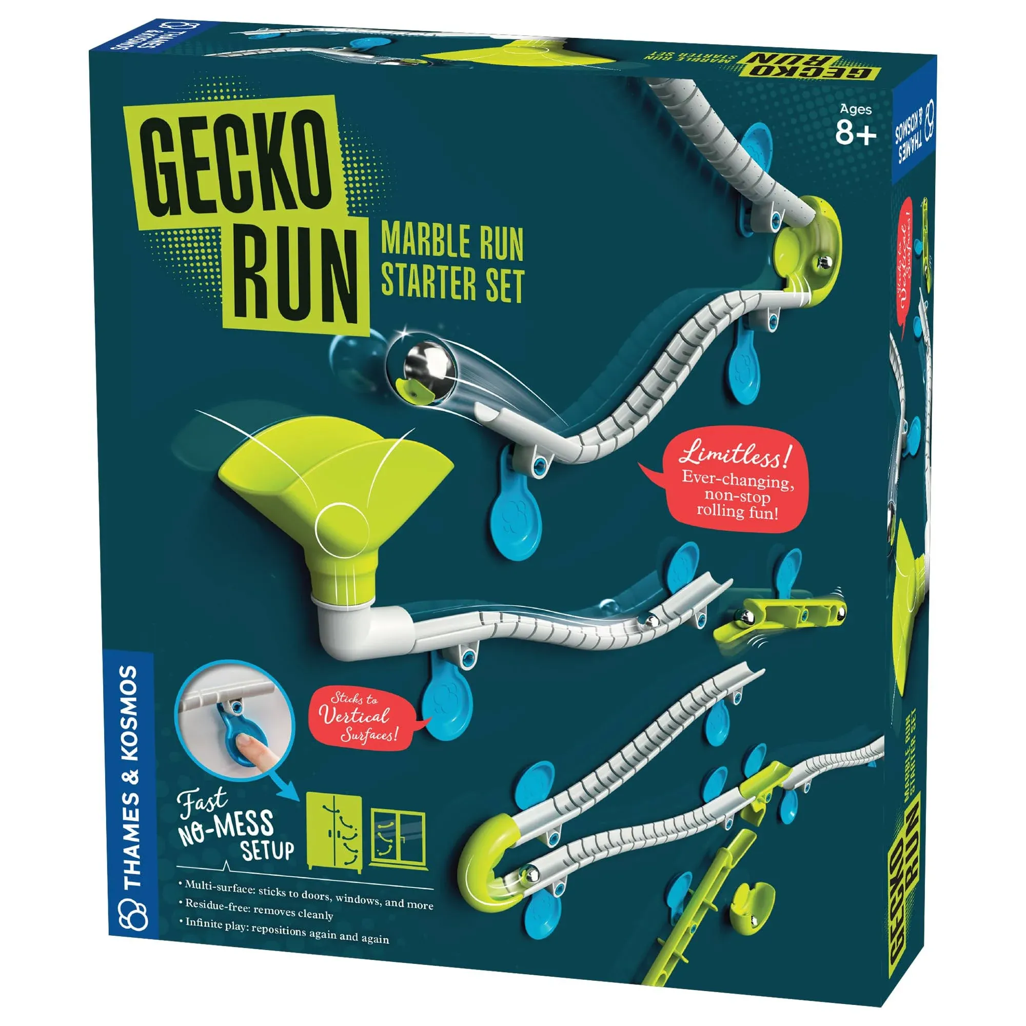 Thames And Kosmos Gecko Run: Marble Run Starter Set