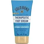 Creme terapêutico para pés Gold Bond, com óleo de jojoba e hortelã-pimenta, hidratante para pés, 4 oz.