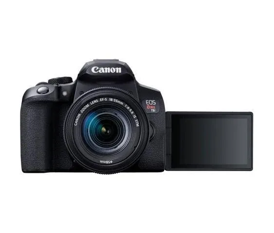 Canon EOS Rebel T8i DSLR Camera 18-55mm Lens