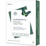 Hammermill Premium 8.5" x 11" Laser Paper, 24 lbs., 98 Brightness, 5000 Sheets/Carton (104604)