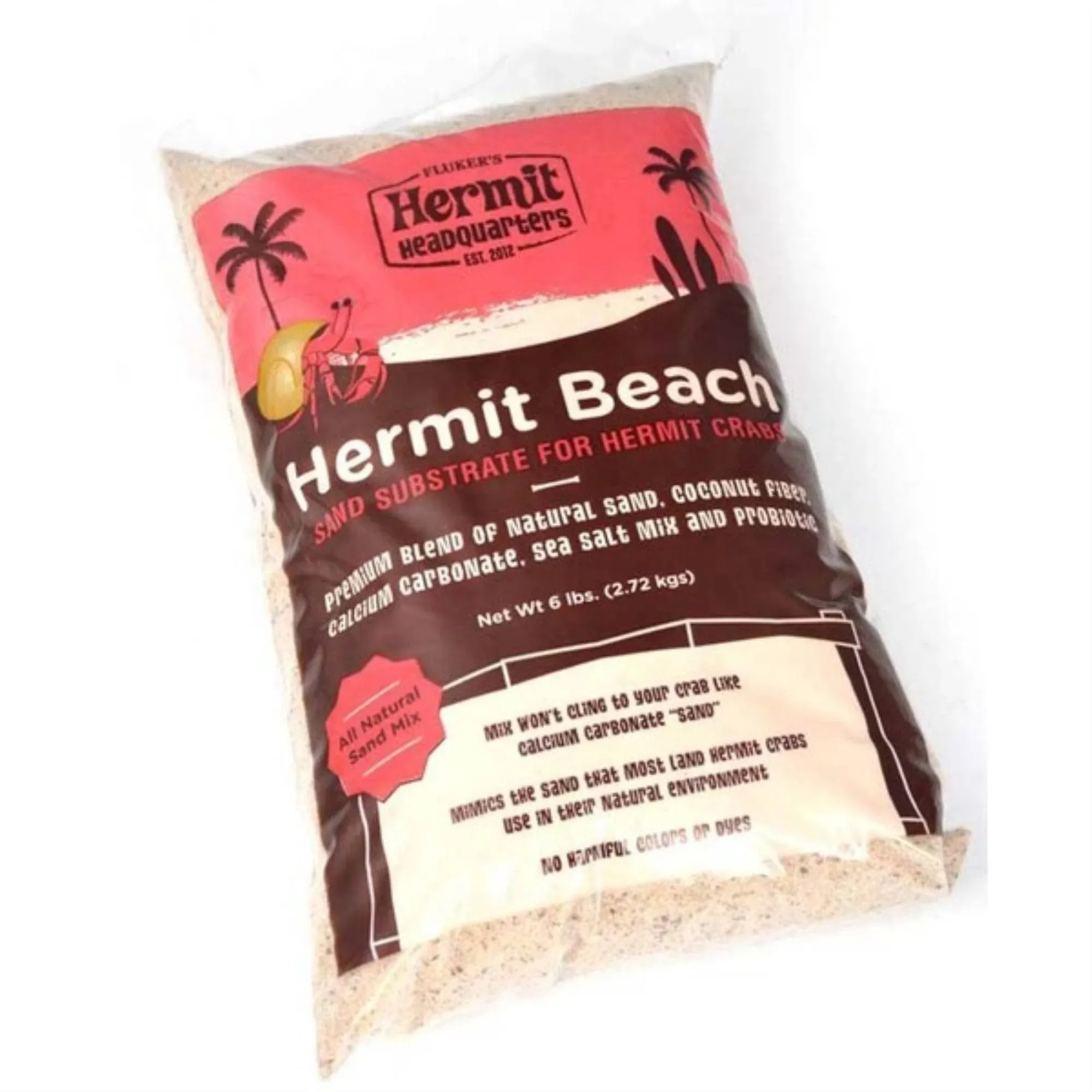 Fluker's Hermit Crab Sand Substrate - Brown - 6 lb