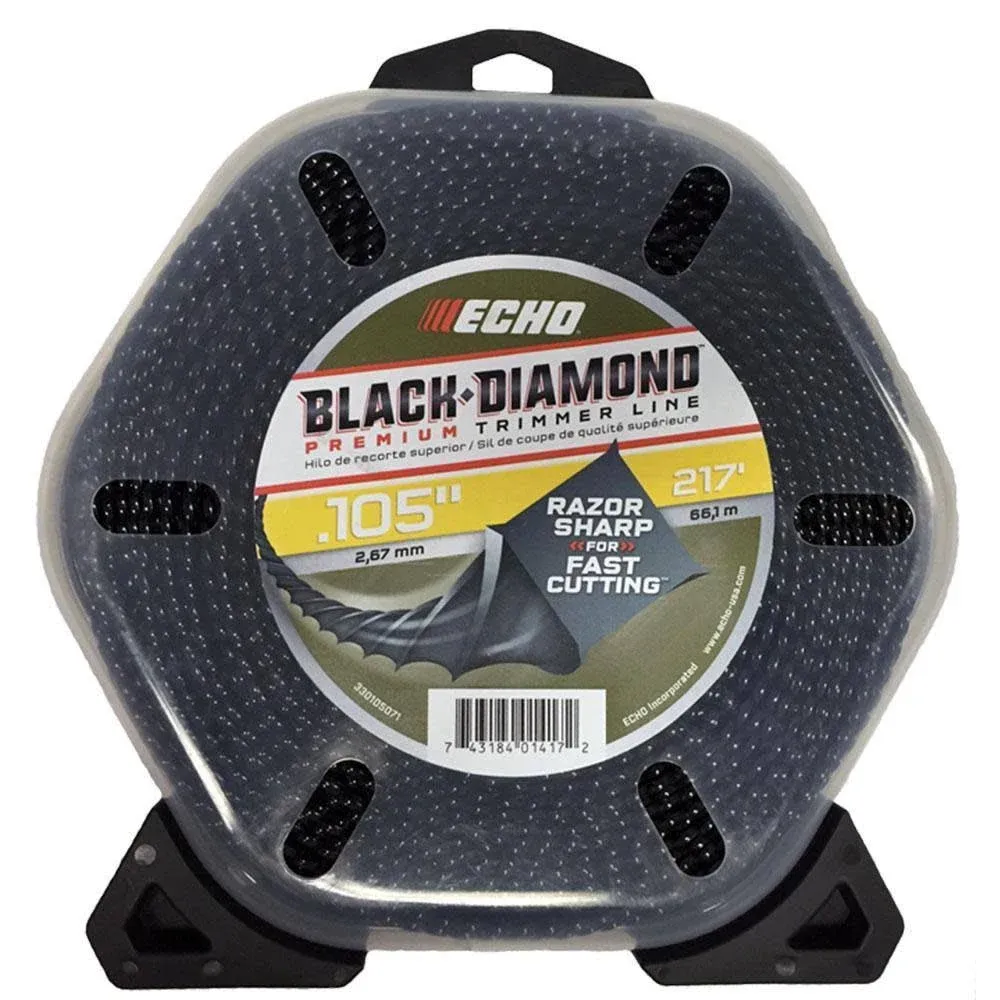 Echo 330105071 .105" 1lb Black Diamond Trimmer Line 217'