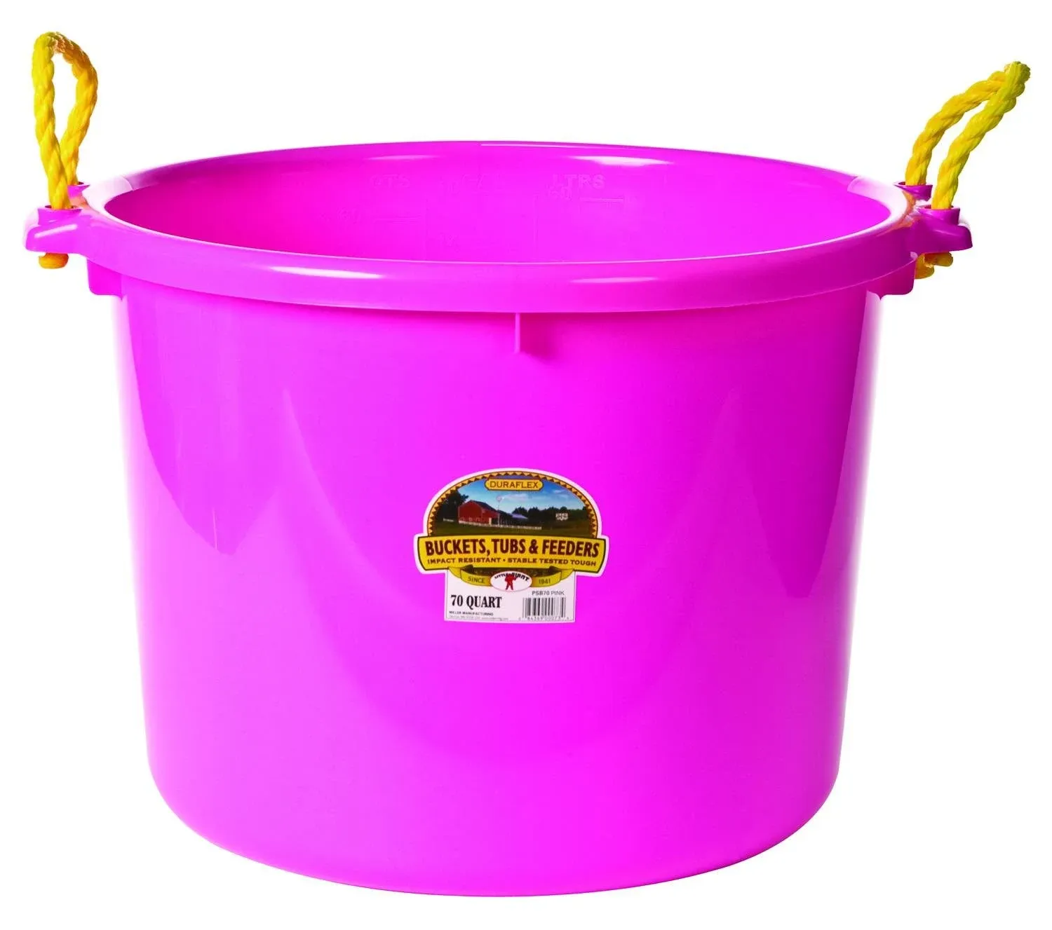 Little Giant 70 Quart Muck Tub Hot Pink