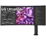 LG 38BQ88C-W 38" Wqxga Curved Screen LCD Monitor - 21:9