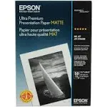 Ultra Premium Matte Presentation Paper, 10 mil, 8.5 x 11, Matte White, 50/Pack