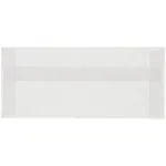 JAM Paper 10 Clear Business Translucent Vellum Envelopes 50ct.