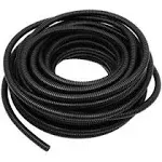  3/8 Inch 20 Feet Split Loom Wire Flexible Tubing Conduit Hose 