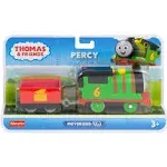 Thomas & Friends Motorized Toy Train Percy Battery-Powered Engine with Tender for Preschool Pretend Play Ages 3+ Years