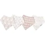 Copper Pearl Baby Bandana Bibs, 4 Pack - Bliss