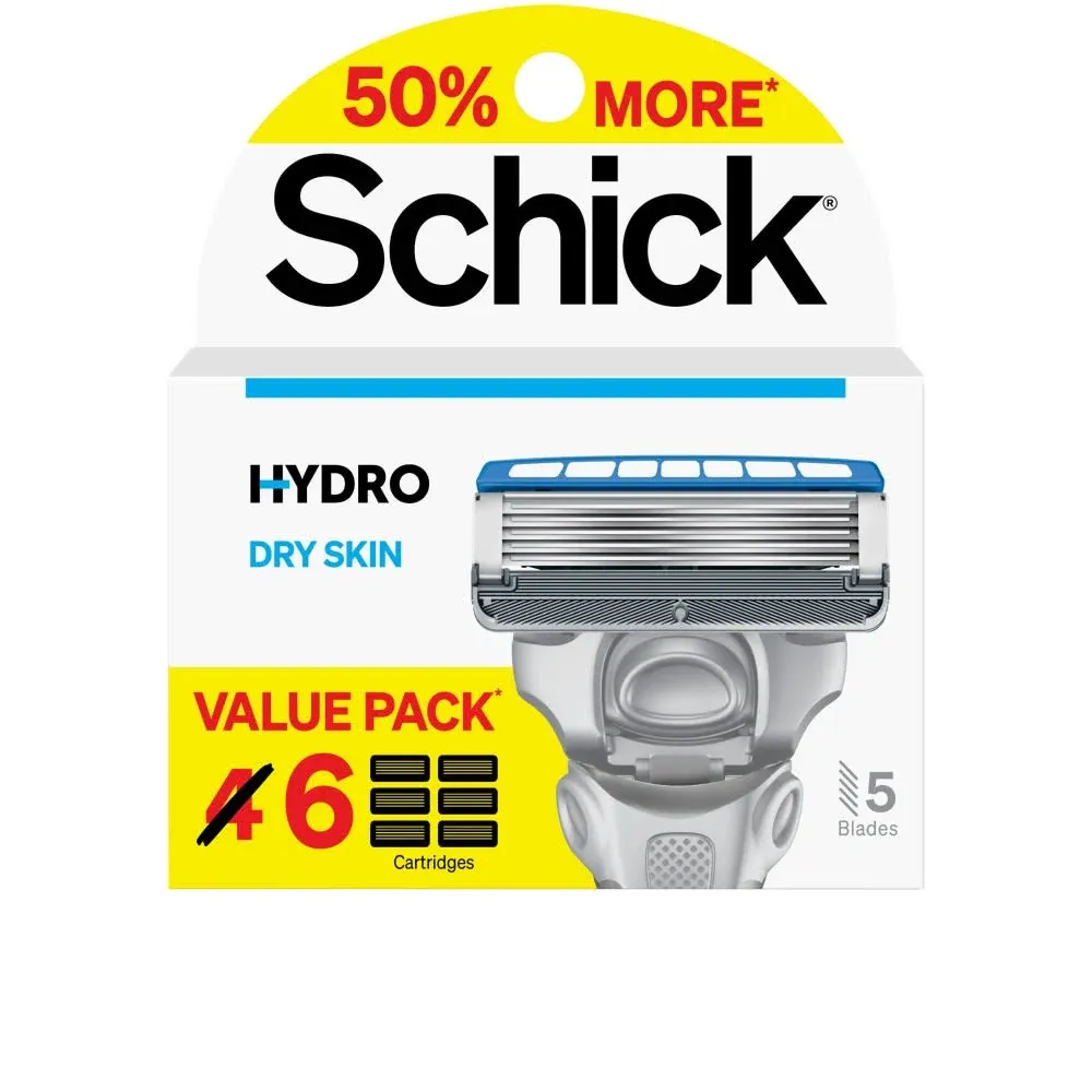 Schick Hydro Dry Skin Razor Blade Refills