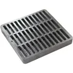 NDS 9 in. Black Square Grate