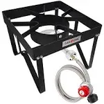 GasOne Propane Gas Outdoor Stove with High Pressure Braided Hose