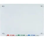 Audio-Visual Direct Magnetic White Glass Dry-Erase Board Set