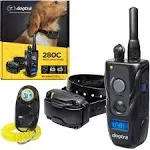 Dogtra 280C 1-Dog Remote Training Collar - 1/2 Mile Range, Waterproof, Rechargeable, Static, Vibration - Includes PetsTEK Dog