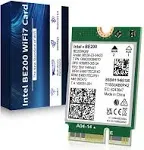 Nicgiga WiFi 7 Intel BE200 NGW M.2 NGFF WiFi Card 5800 Mbps BT5.4 64bit  Linux