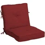 Arden Selections Leala Premium Plush Polyfill Patio Chair Cushion Ruby Red