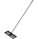 Walensee Lawn Leveling Rake 7ft 45x10 Levelawn Tool Heavy Duty Effort Saving Lawn Level Tool Steel Handle Lawn Leveler for