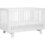 Babyletto Hudson 3-in-1 Convertible Crib with Toddler Rail, White