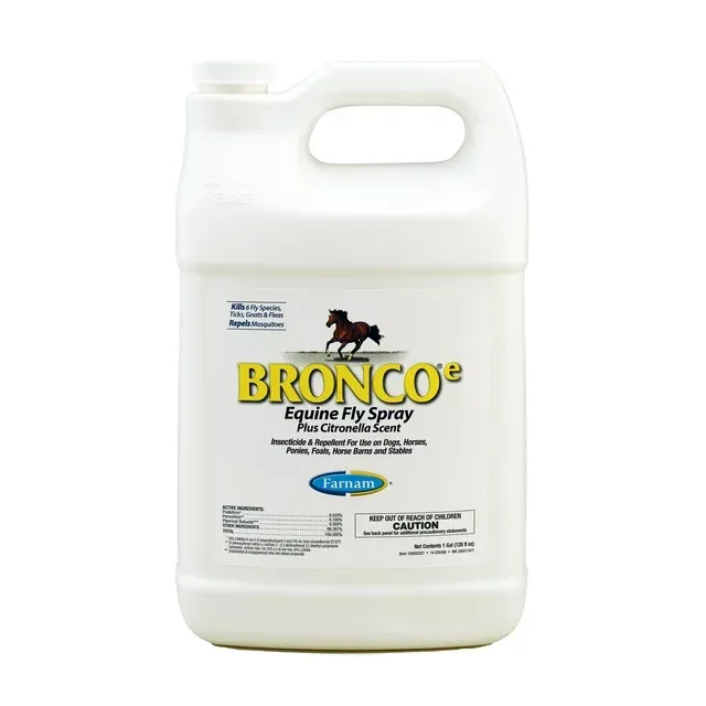 Farnam Bronco Equine Fly Spray Liquid Insect Killer 1 gal.