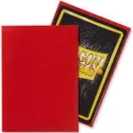 Dragon Shield (100) Matte Sleeves Crimson