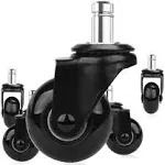 8T8 Replacement Chair Caster Wheels 2&#039;&#039;, Heavy Duty Wheels with Plug-in Stem &amp; 5