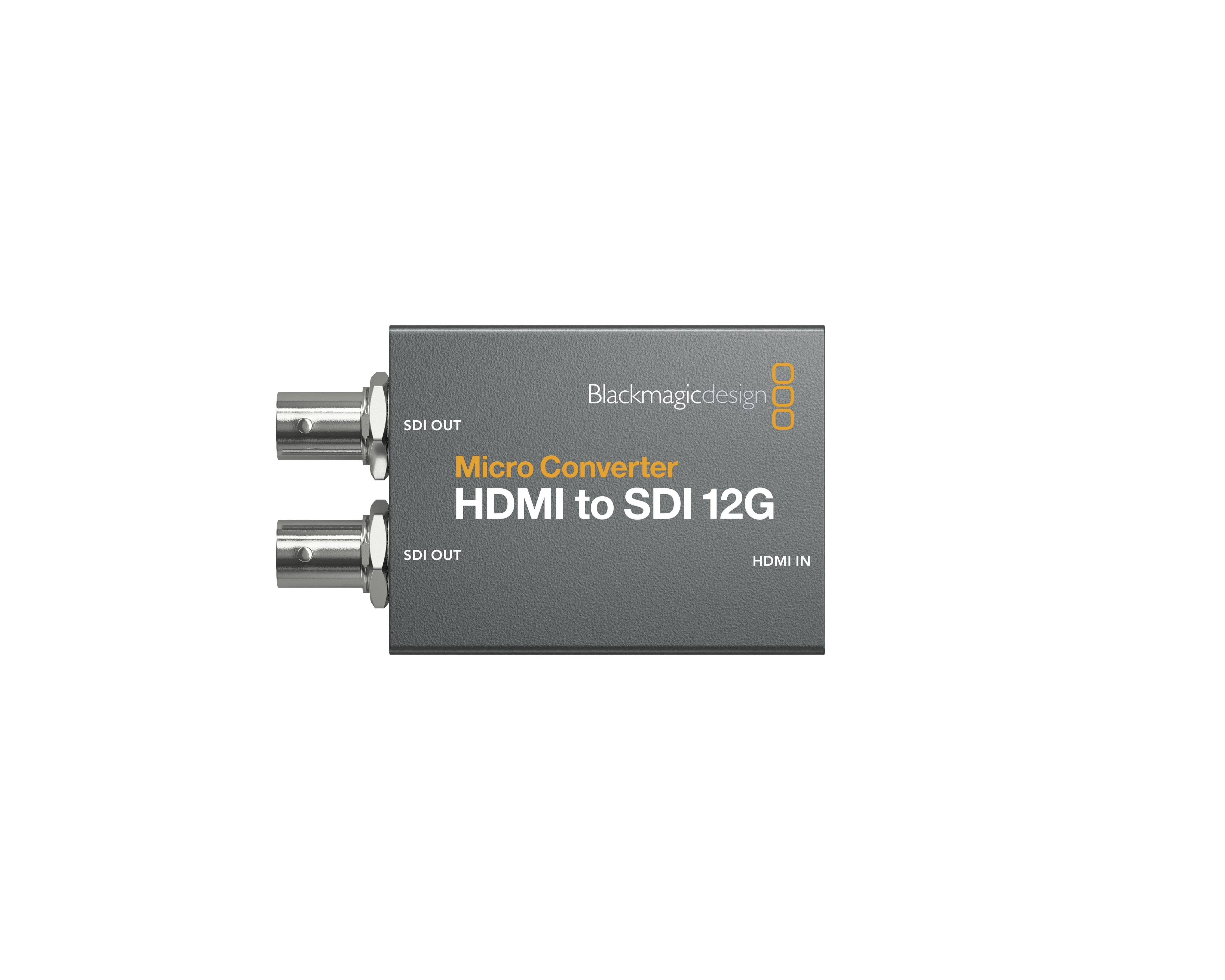 Blackmagic Design HDMI to SDI 12g Micro Converter with Power Supply