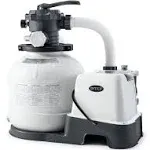 Intex 26675EG 14 Inch Krystal Clear Pool Saltwater System and Sand Filter Pump