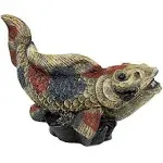 Design Toscano Showa Asian Koi Spitter Piped Statue