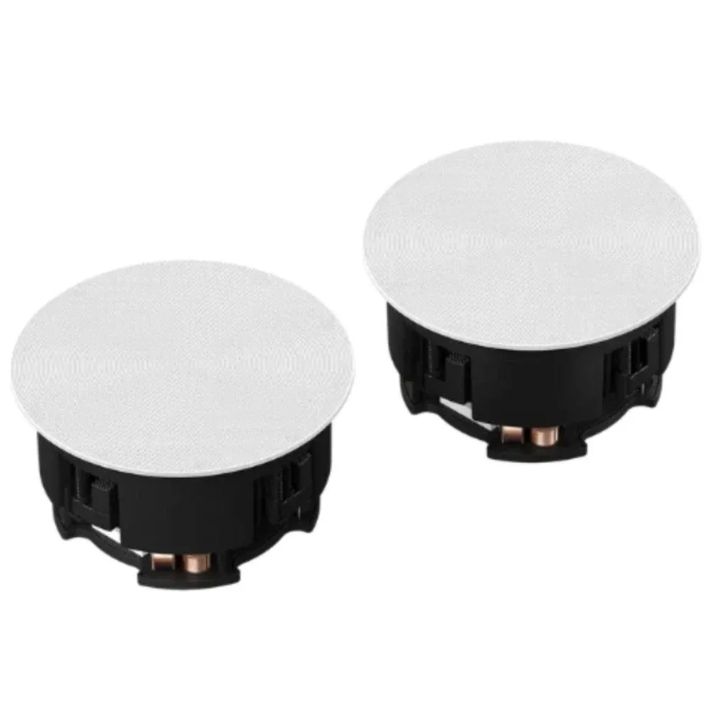 Sonos - Architectural 6-1/2" Passive 2-Way In-Ceiling Speakers (Pair) - White