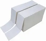 4000 Labels Fanfold 4&#034; x 6&#034; Direct Thermal Labels Perforated for Thermal Printer