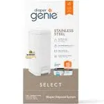 Diaper Genie Select Diaper Pail - White