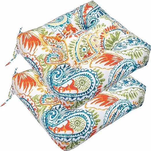 JMKaixin Pack of 2 Outdoor Seat Cushions, Patio Chair Cushions 19&#034;... FMBI Sales