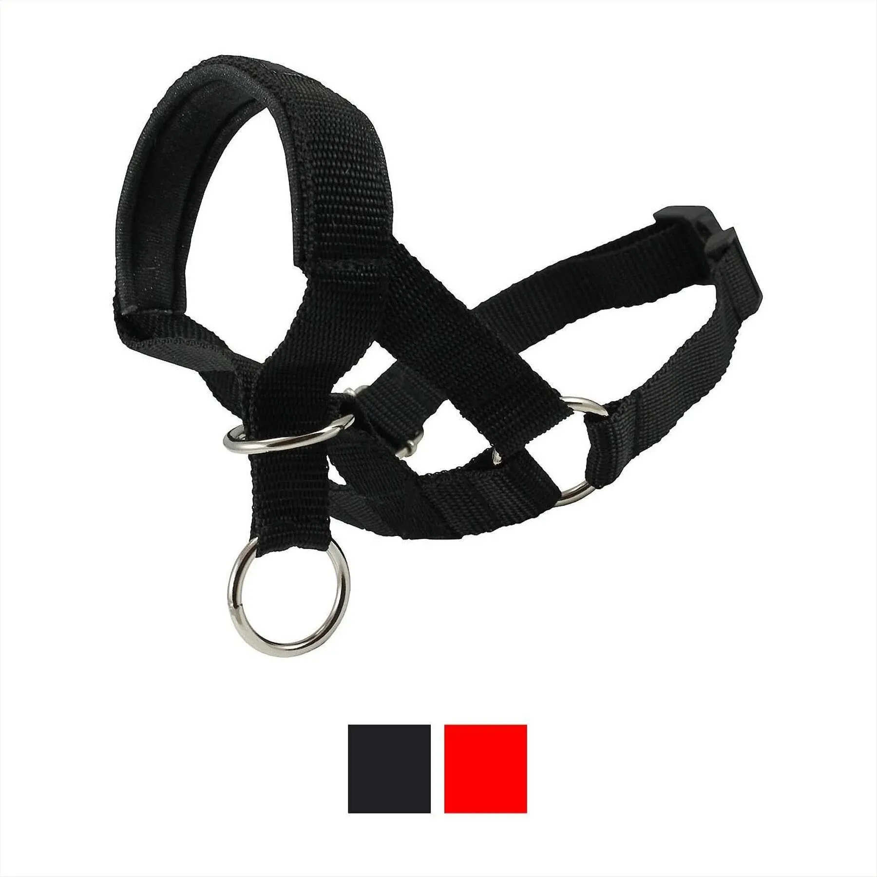 Dog Head Collar Halter Black (XS 4Inch7Inch Snout)