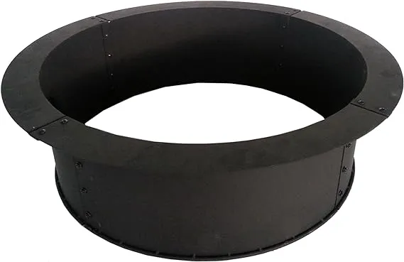 Pleasant Hearth OFW419F0R 28" Round Solid Steel Fire Ring