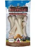 Loving Pets 4" Pure Buffalo Pressed Bully Bone, 5-Pack