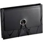 Pendaflex Sliding Cover Expanding File, 13 Pockets, Letter, Black