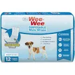 Four Paws X-Small/Small Wee-Wee Disposable male Dog Wraps