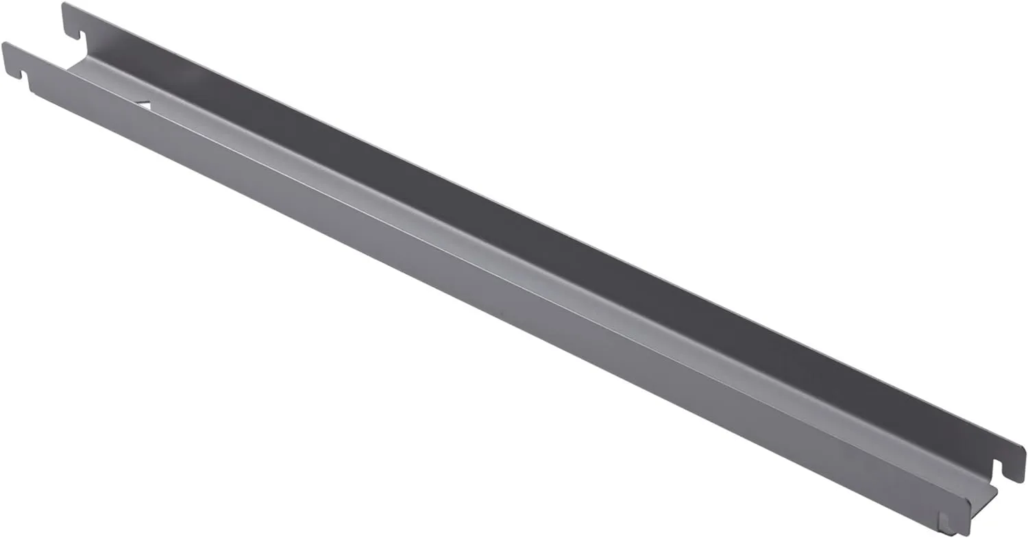 Lorell File Rail Platinum Gray 15.88 x 1.13 x 0.5 inches 4 count Pack of 1