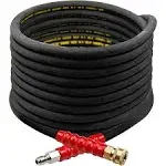 Twinkle Star 50FT Pressure Washer Hose with 3/8 Inch Quick Connect, High Tens...