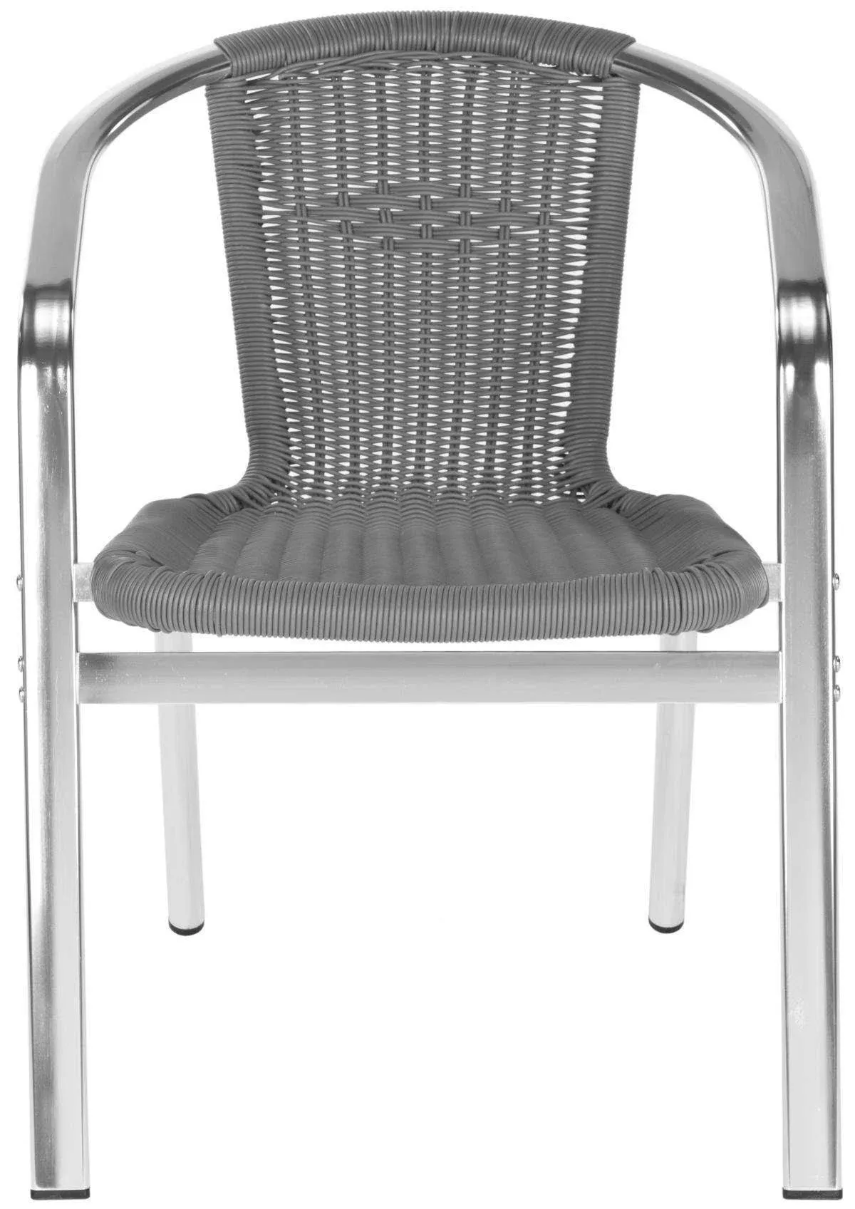 Safavieh Wrangell Indoor-Outdoor Stacking Armchair - Grey (Set of 2)