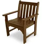 POLYWOOD Vineyard Arm Chair, Teak