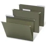 Office Depot Brand Hanging Folders, 1/3 Cut, Letter size, 100% Recycled, Green, Pack of 25