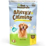 Pet Naturals Allergy Plus Calming Supplement for Dogs, Soft Chew, Duck Flavor, 60 Ct.