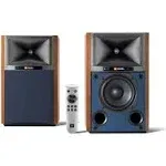 JBL: 4305P Powered Bookshelf Speakers w/ Streaming - Pair (Open Box Special) Walnut | Reverb