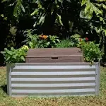 Raised Garden Bed for Growing Vegetables, Flowers, Herbs. 47.5" Long x 35.5" Wide x 18" High