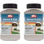 Ortho Snake B Gon1 - Snake Repellent Granules, No-Stink Formula, Covers Up to 1,440 sq. ft., 2 lbs. (2-Pack)