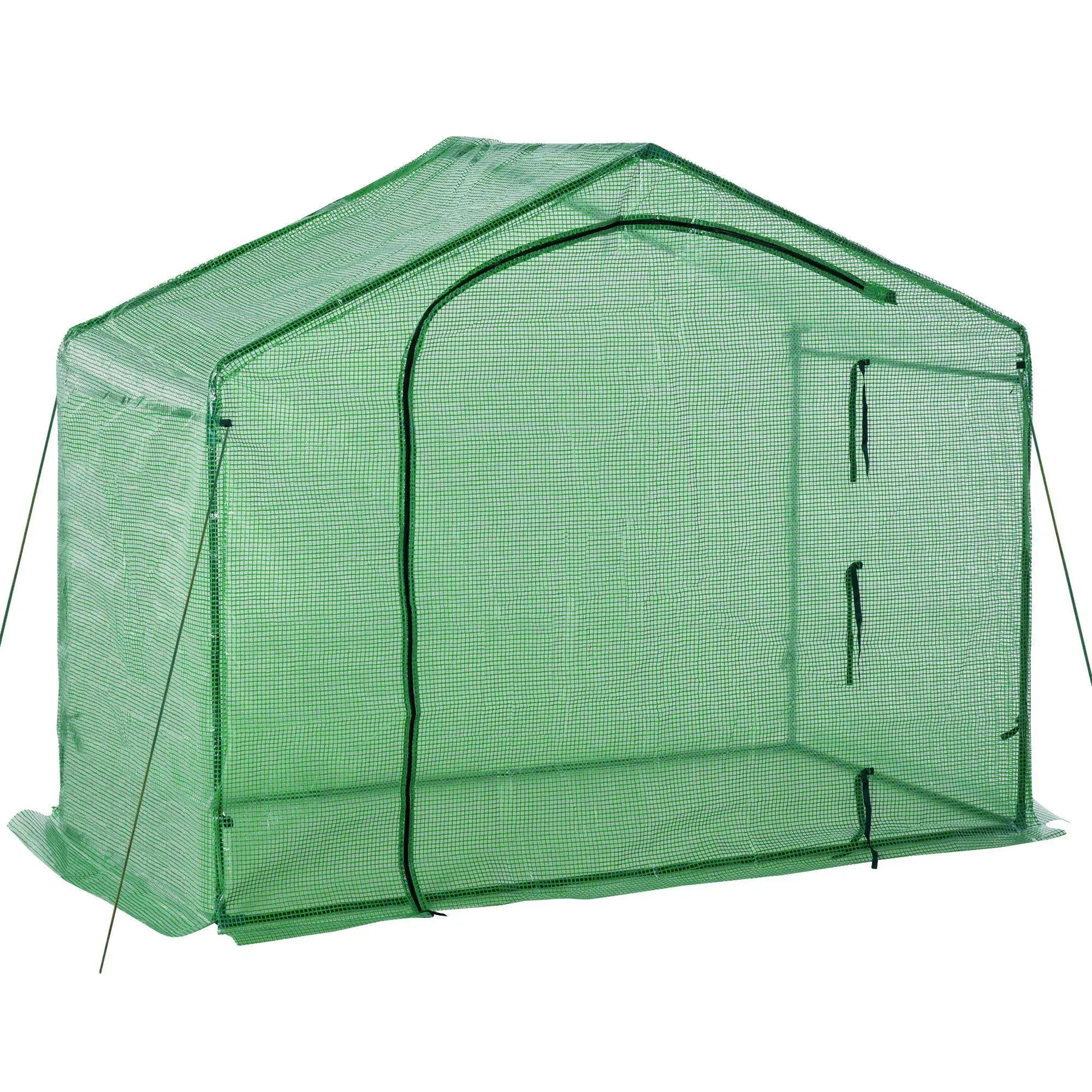 Outsunny 6' x 3' x 5' Walk-in Greenhouse Portable Hot House PE Cover