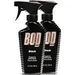 Bod Man Fragrance Body Spray, Black, 8 fl oz (Pack of 2)