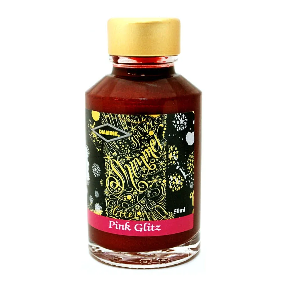 Diamine Shimmering Ink 50ml - Pink Glitz