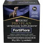 Purina Pro Plan Veterinary Supplements FortiFlora Dog Probiotic Supplement, Canine Nutritional Supplement - 30 Ct. Box